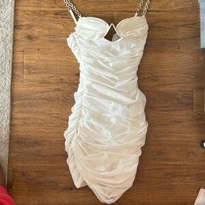 Fashion Nova White Birthday Dress